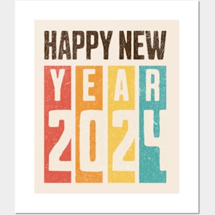 happy new year 2024 Posters and Art